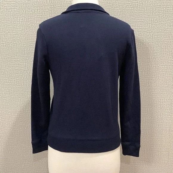 Ralph Lauren Womens Petite Casual Jacket Snap Up Navy Blue sz PS - Picture 3 of 9